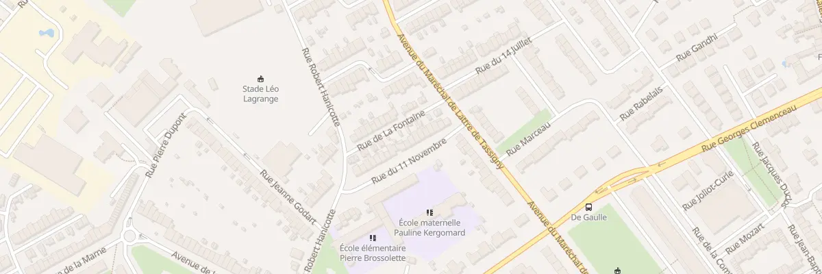 Plan du 16 Rue du Onze Novembre à Ronchin