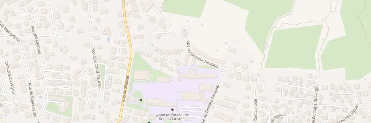 Plan du 147 Rue Docteur Hospital à Clermont-Ferrand