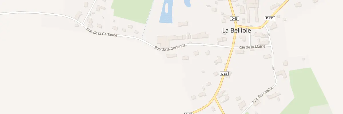 Plan du 11 Rue de Garlande à La Belliole