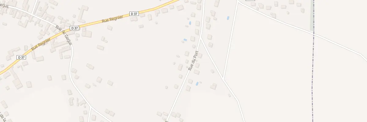 Plan du 852 Rue du Port à Villeblevin