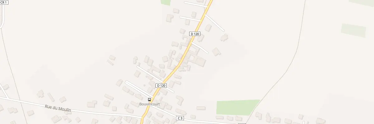 Plan du 550 Rue de Bouvincourt à Moncheaux