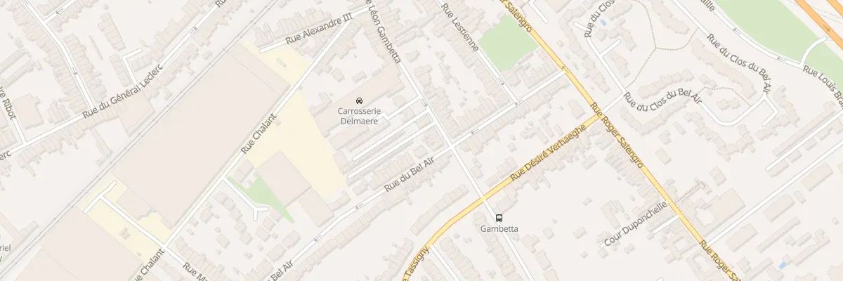 Plan du 50 Rue Léon Gambetta à Ronchin