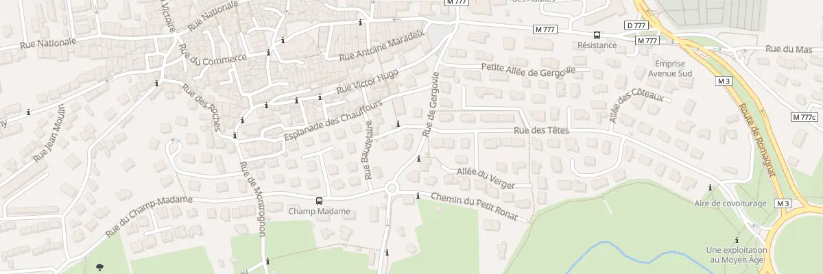 Plan du 1 Rue du Canal à Beaumont