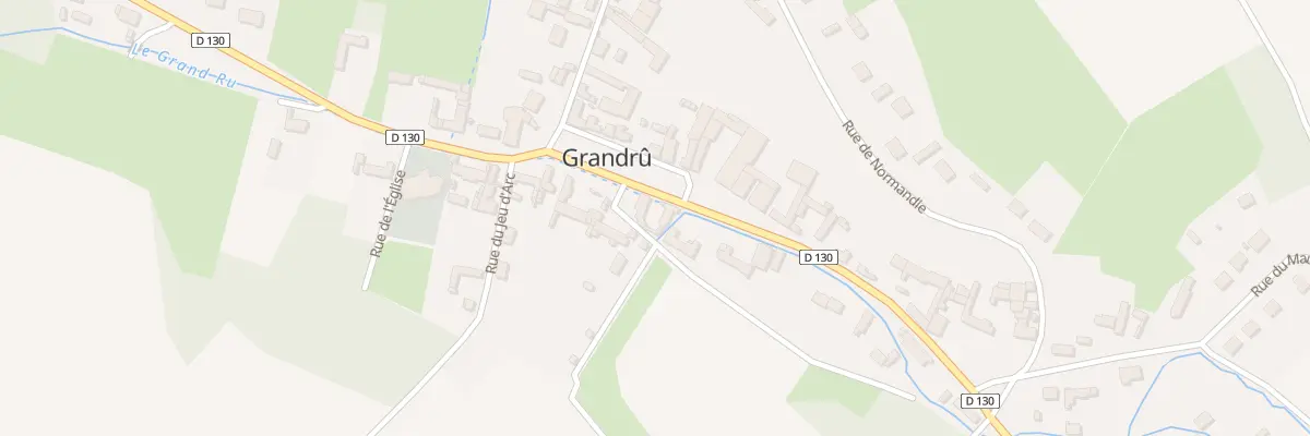 Plan du 104 Rue du Marais le Bas à Grandrû
