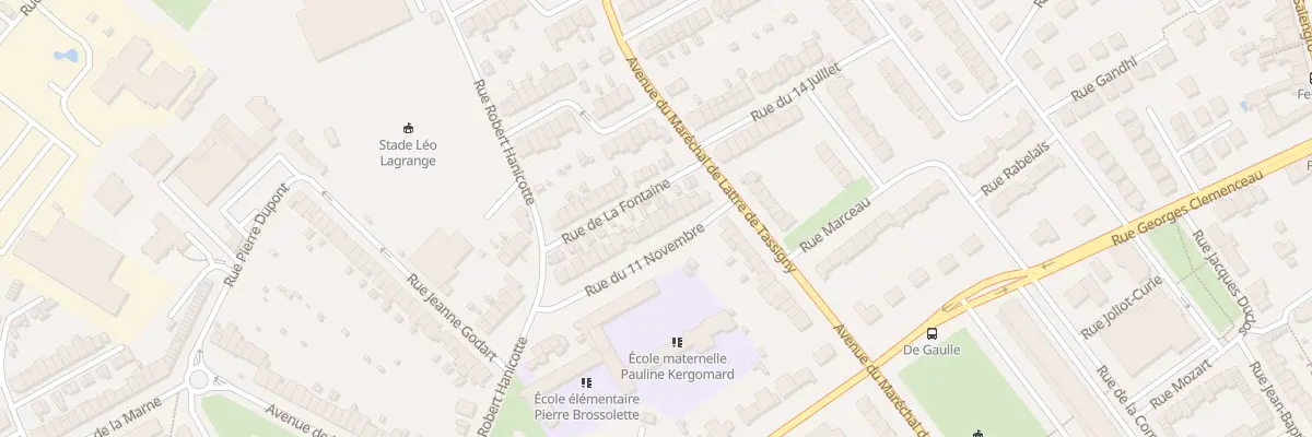 Plan du 14 Rue du Onze Novembre à Ronchin