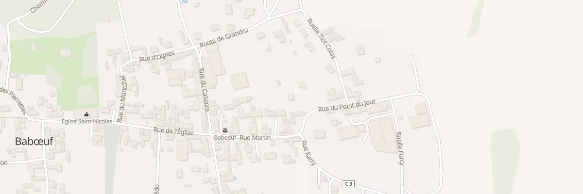 Plan du 33 Rue du Point du Jour à Babœuf