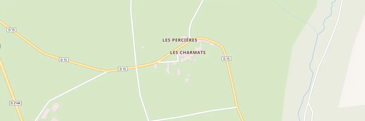 Plan du 11 Les Charmats à Jozerand