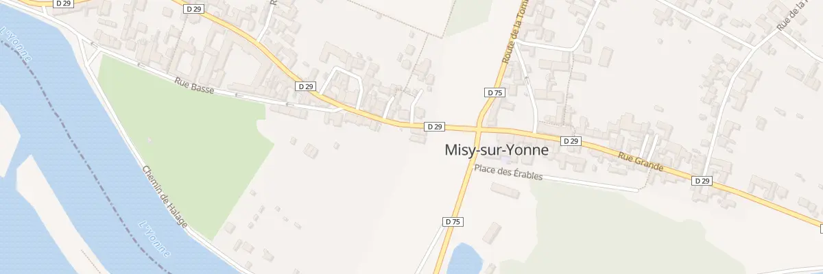 Plan du 3 Rue Haute à Misy-sur-Yonne