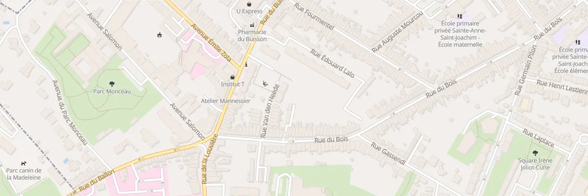 Plan du 31 Rue du Bois à Lille