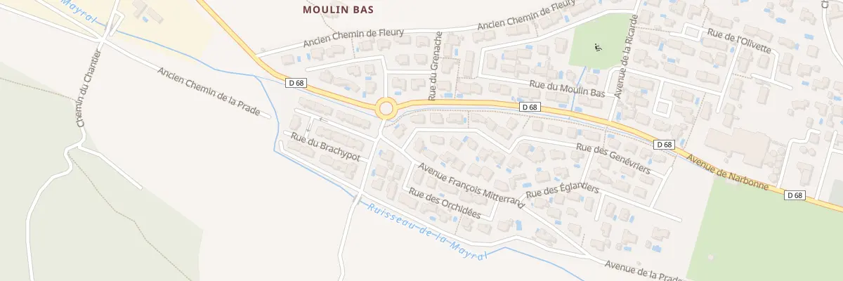 Plan du 1 Rue des Genevriers à Armissan