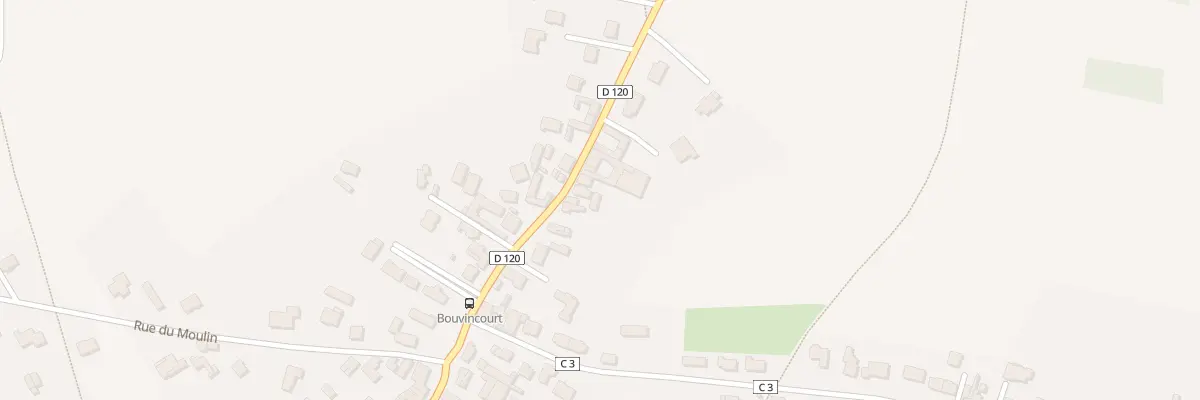 Plan du 538 Rue de Bouvincourt à Moncheaux
