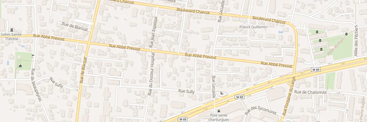 Plan du 39 Rue abbé Prevost à Clermont-Ferrand