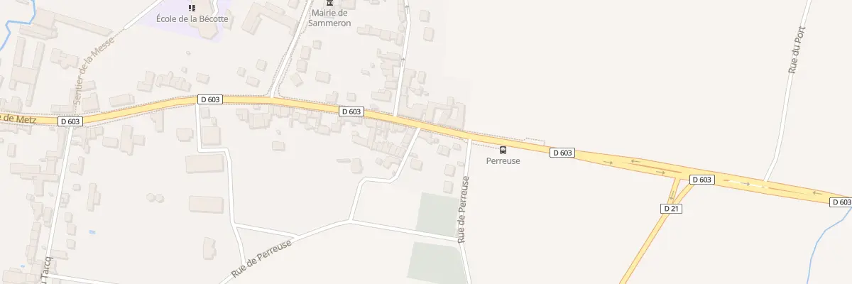 Plan du 3 Rue de Metz à Sammeron
