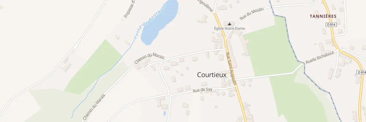 Plan du 9 Rue des Résidences à Courtieux