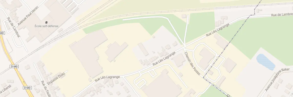 Plan du 341 Rue Léo Lagrange à Douai