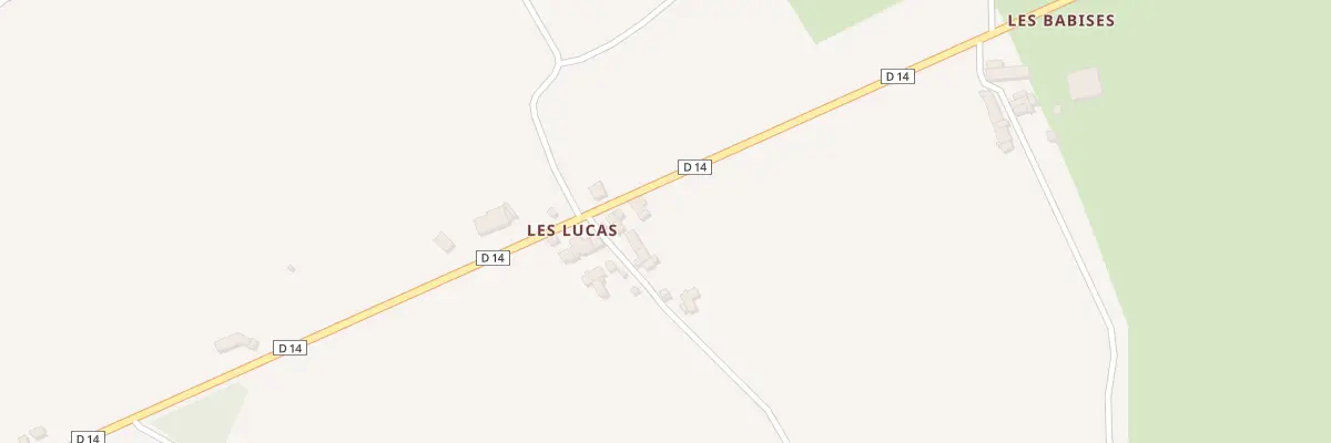 Plan du 286 Les Lucas à Saint-Brisson
