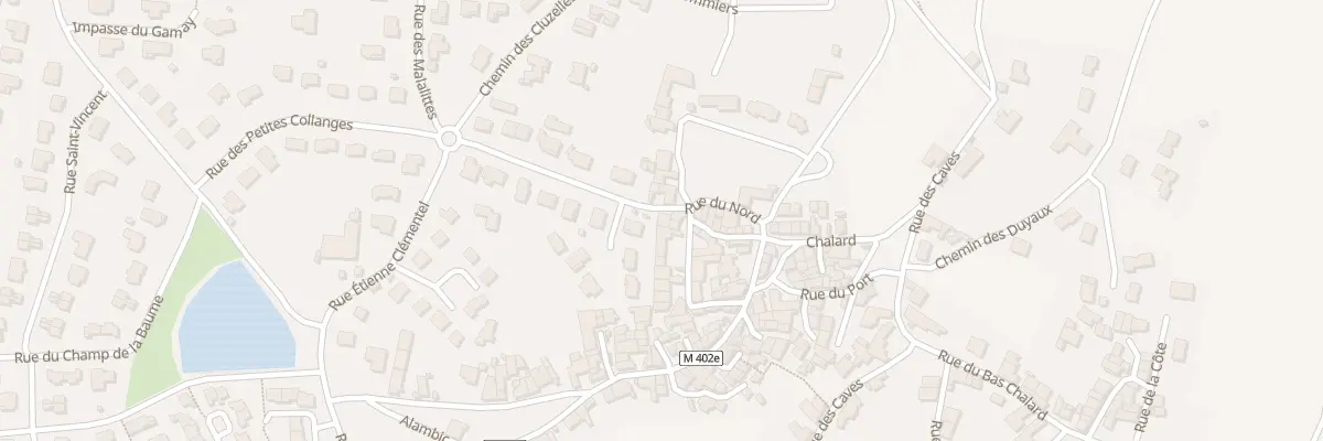 Plan du 14 Rue du Nord à Châteaugay