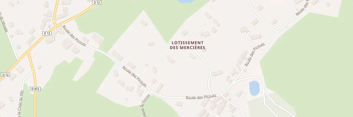 Plan du 23 Rte des Picouts à Champs