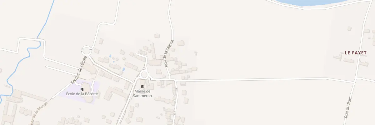 Plan du 12 Rue de la Marne à Sammeron