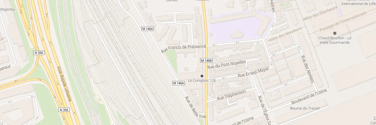Plan du 8 Rue Francis de Pressencé à Lille