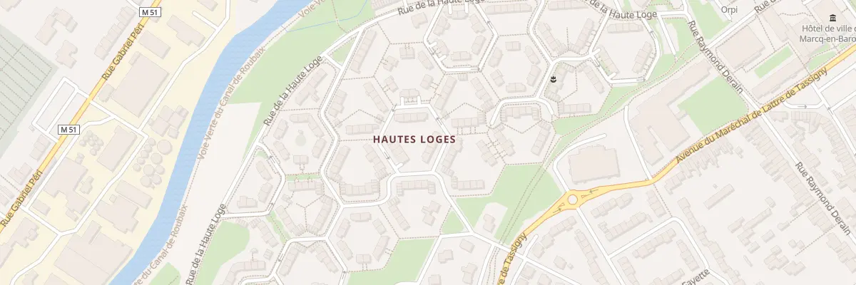 Plan du 5 Che des Vouziers à Marcq-en-Barœul