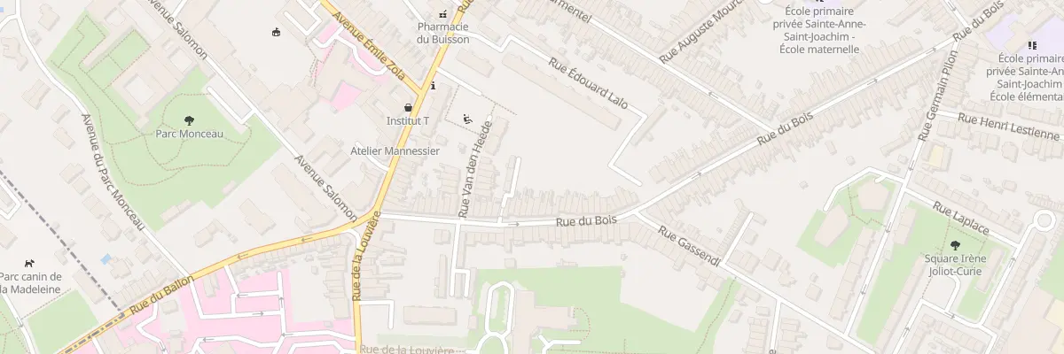 Plan du 39 Rue du Bois à Lille