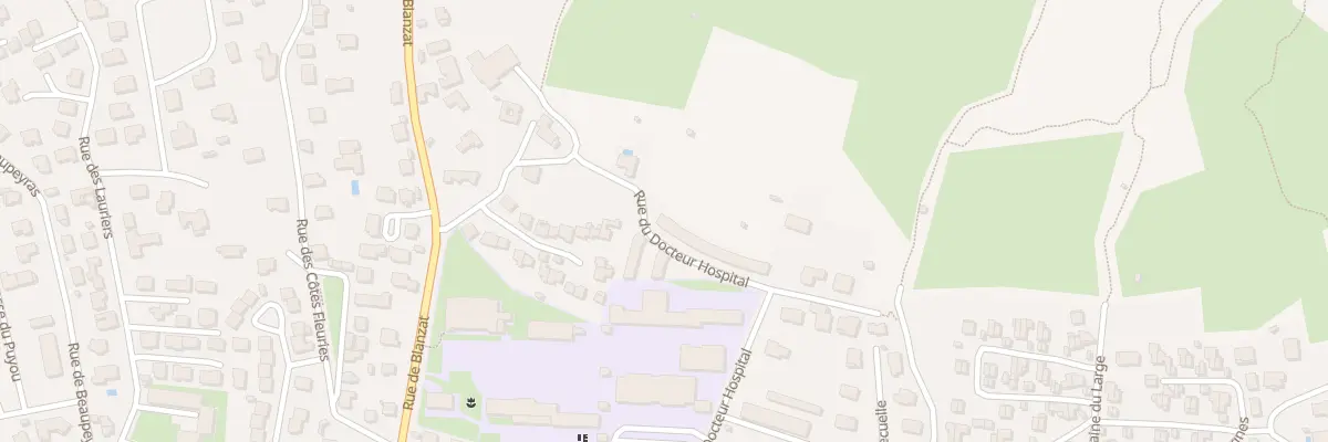 Plan du 178 Rue Docteur Hospital à Clermont-Ferrand