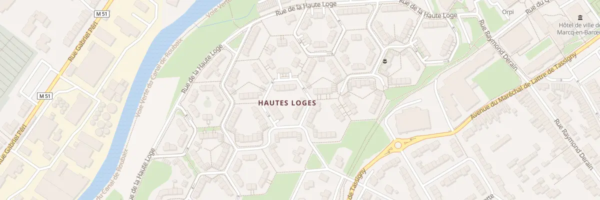 Plan du 7 Che des Vouziers à Marcq-en-Barœul