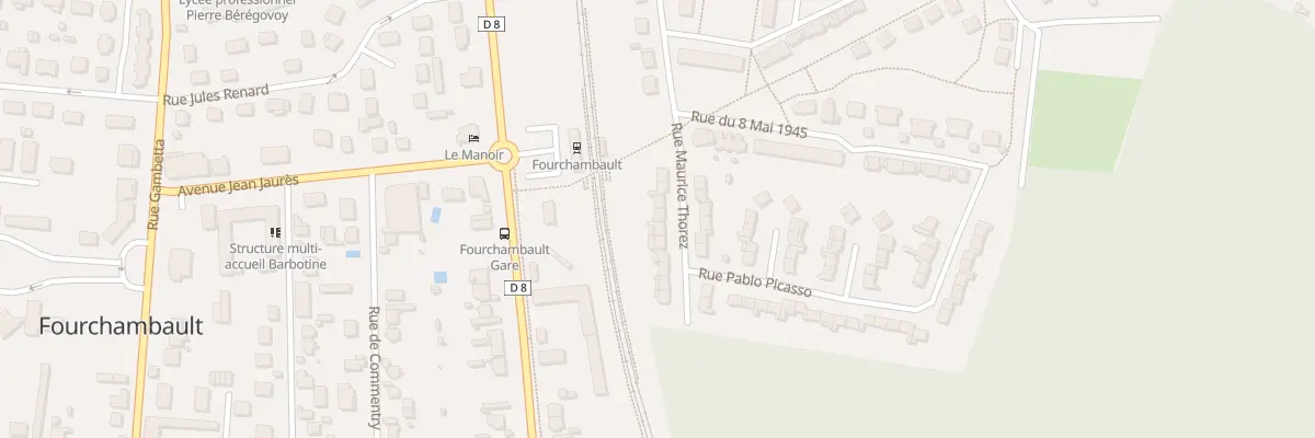 Plan du 18 Rue Maurice Thorez à Fourchambault