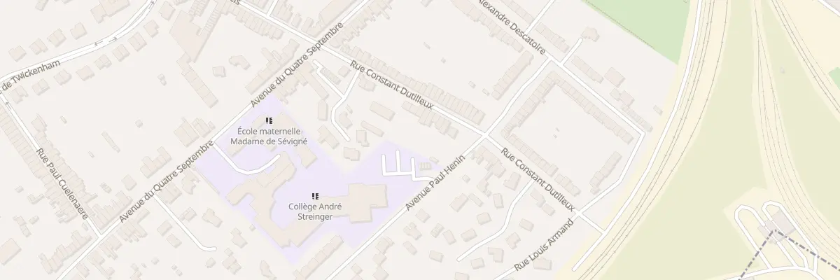 Plan du 140 Rue Constant Dutilleux à Douai