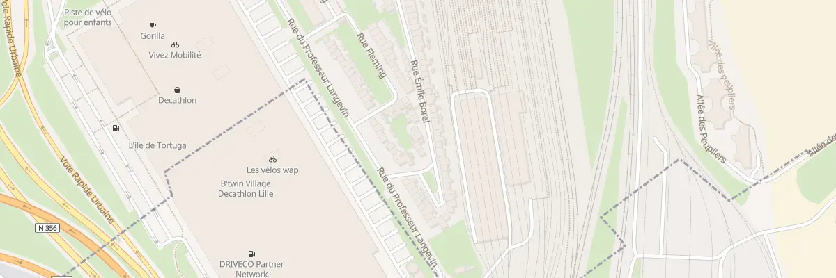 Plan du 34 Rue Emile Borel à Lille