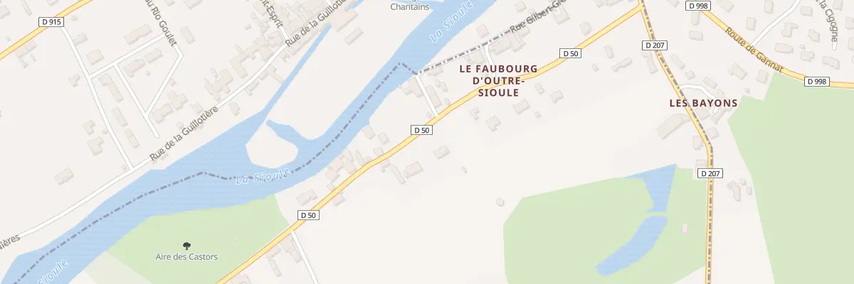 Plan du 25 Rue Porte des Combrailles à Saint-Quintin-sur-Sioule
