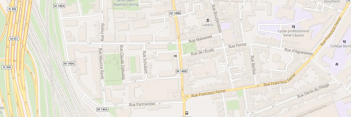 Plan du 62B Rue du Long Pot à Lille