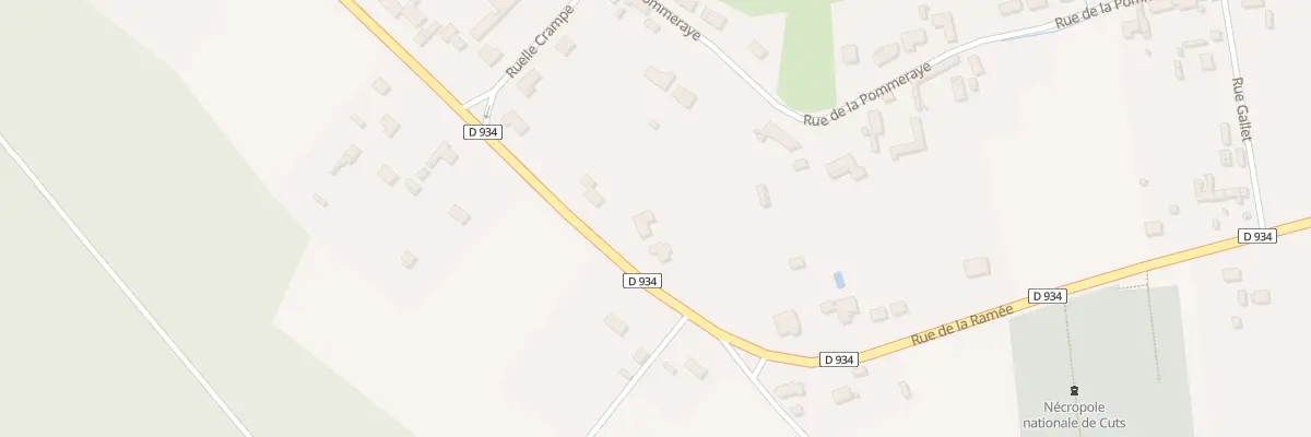 Plan du 1038 Rue de la Ramée à Cuts