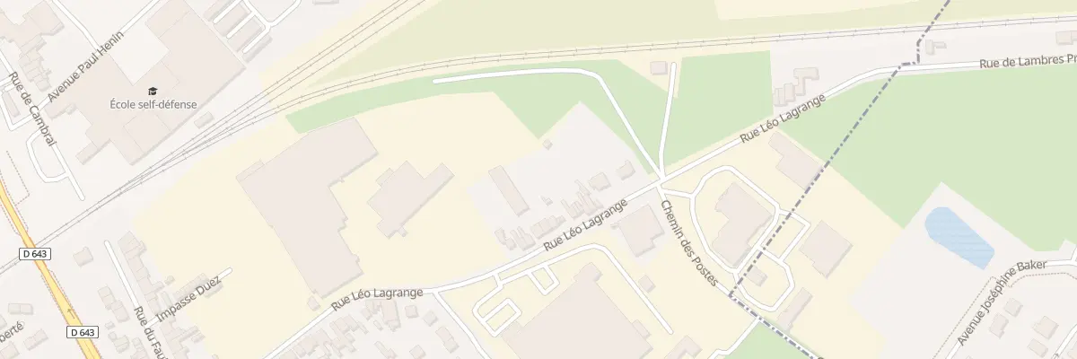 Plan du 365 Rue Léo Lagrange à Douai