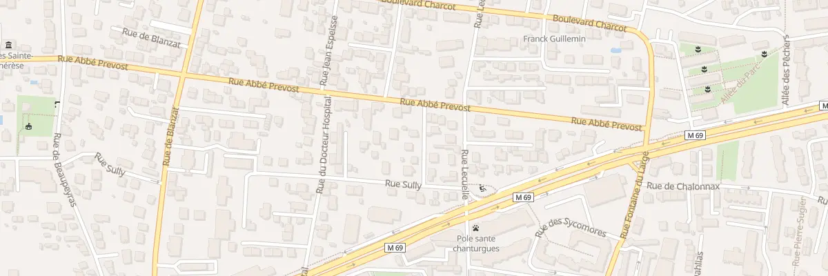 Plan du 37A Rue abbé Prevost à Clermont-Ferrand