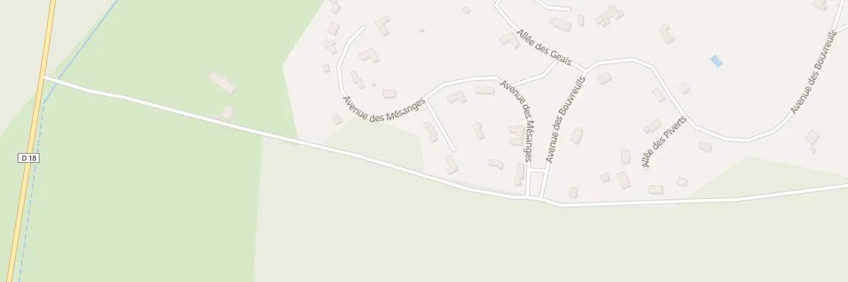 Plan du 4 All des Merles à Saint-Fargeau