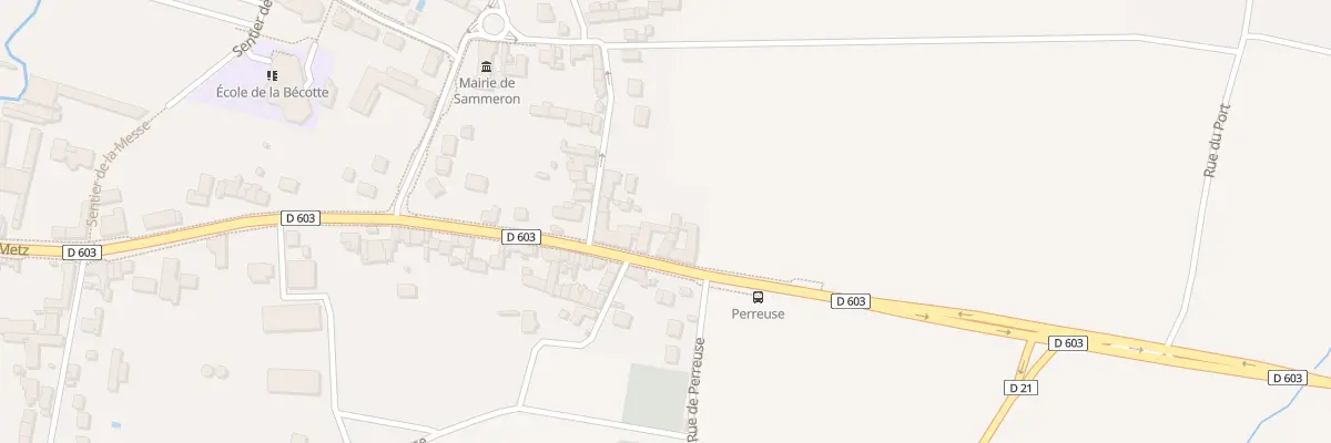 Plan du 6 Rue de Metz à Sammeron