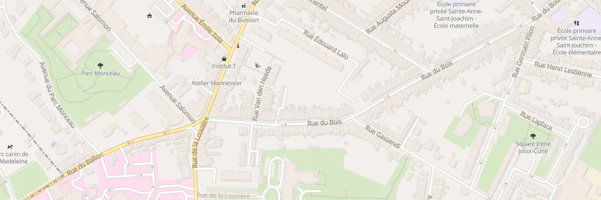 Plan du 43 Rue du Bois à Lille