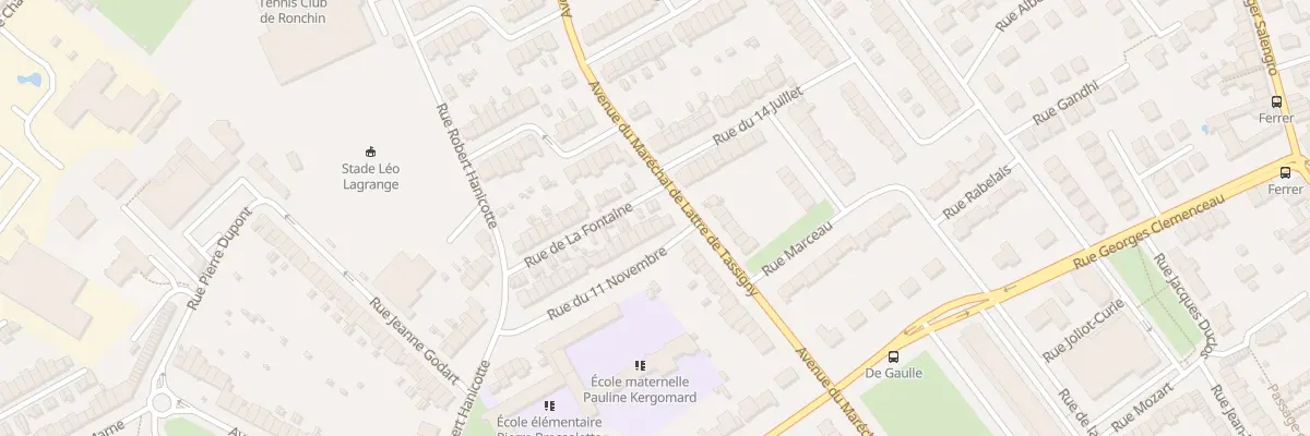 Plan du 4 Rue du Onze Novembre à Ronchin