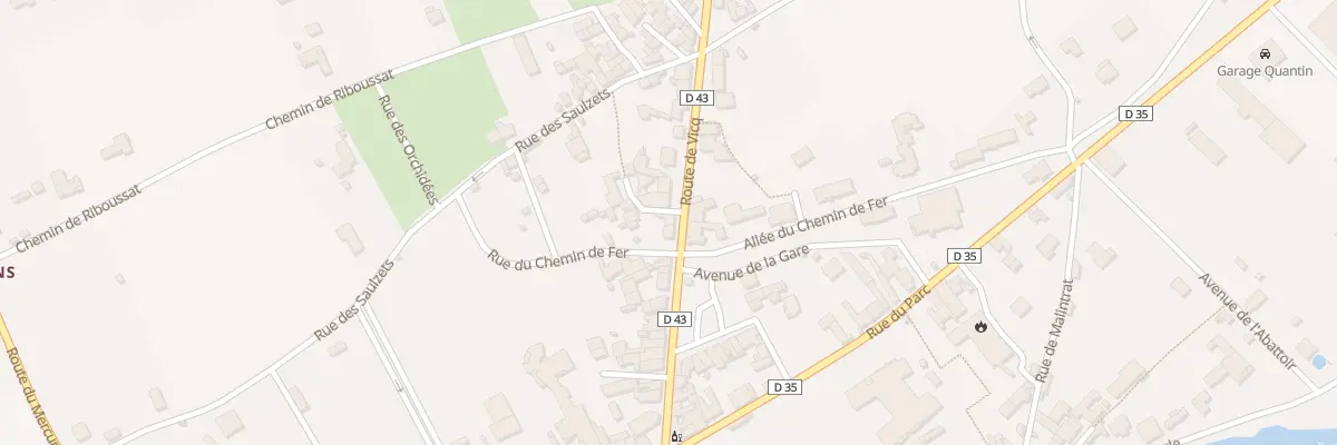Plan du 43 Rte de Vicq à Ébreuil