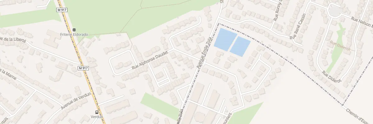 Plan du 3 Rue Alphonse Daudet à Ronchin