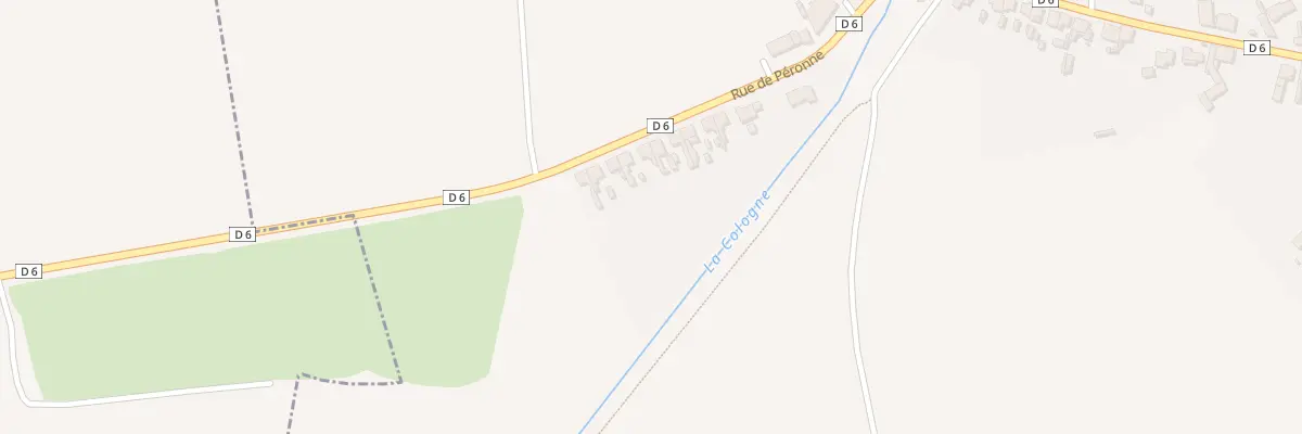 Plan du 61 Rue de Péronne à Roisel