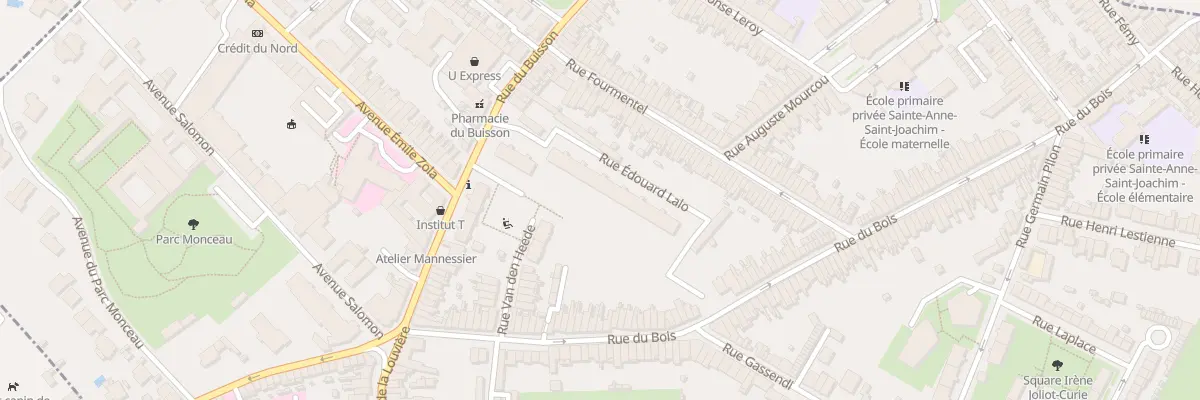 Plan du 30 Rue du Buisson à Lille