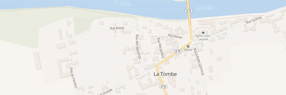 Plan du 5 Rue des Merlerots à La Tombe