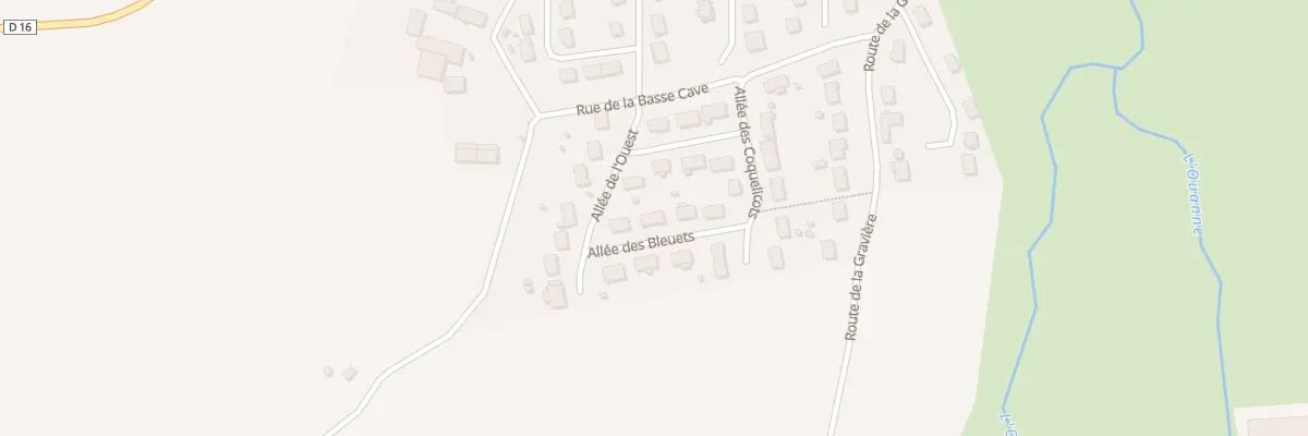 Plan du 6 All des Bleuets à Charny Orée de Puisaye