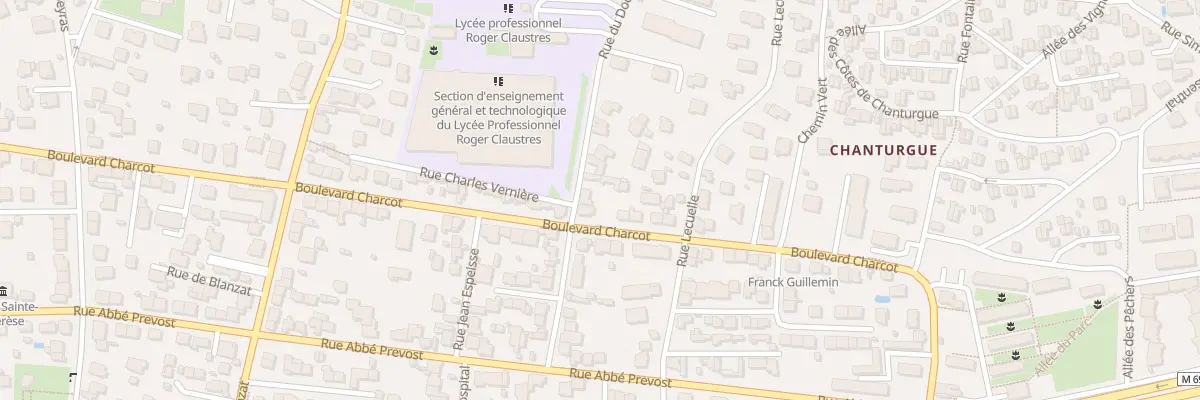 Plan du 120 Rue Docteur Hospital à Clermont-Ferrand