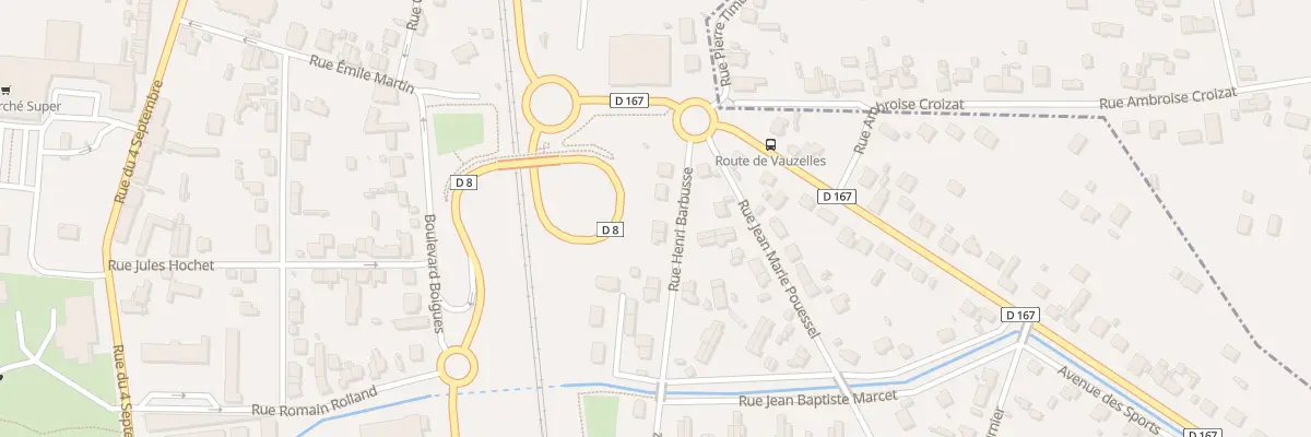 Plan du 10 Rue Henri Barbusse à Fourchambault