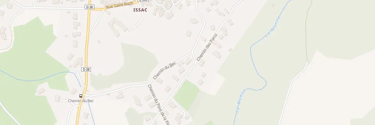 Plan du 1 Che du Pont de la Pierre à Saint-Saturnin