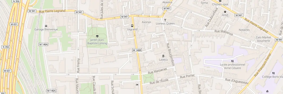 Plan du 27 Rue du Long Pot à Lille